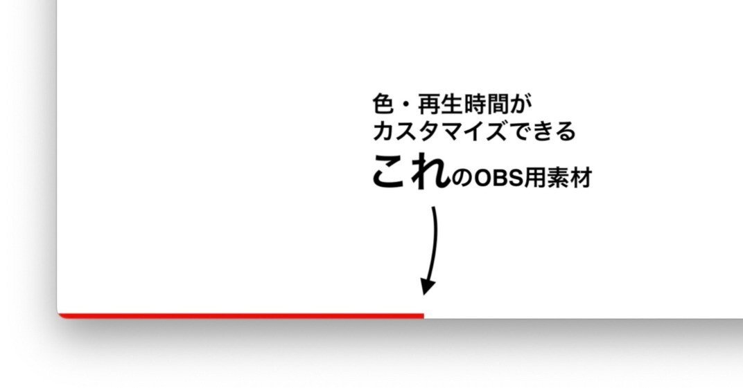 あなたが現在見ているのは YouTubeのプログレスバー風のOBS用ブラウザ素材