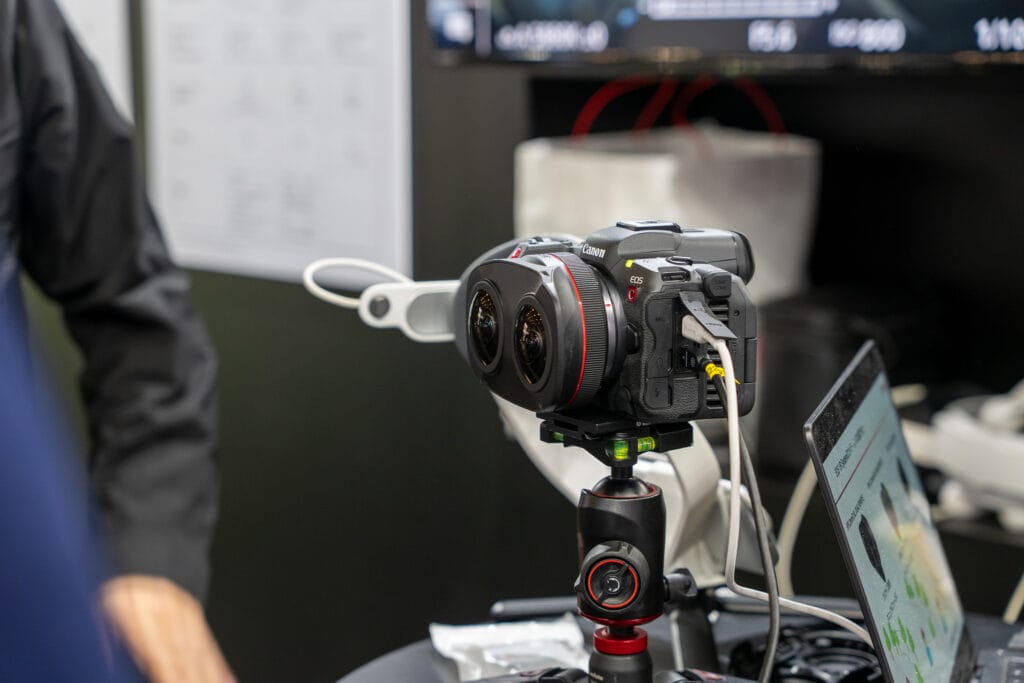 InterBEEにおいてあったVR180カメラ